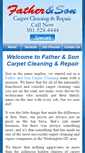 Mobile Screenshot of carpetcleaningrepairmd.com